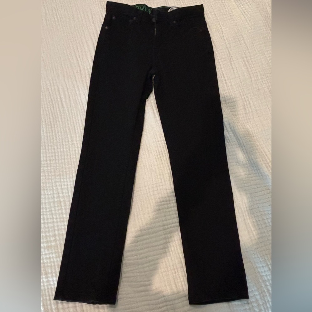 Black Straight-Leg Jeans 511 size 12 stretch